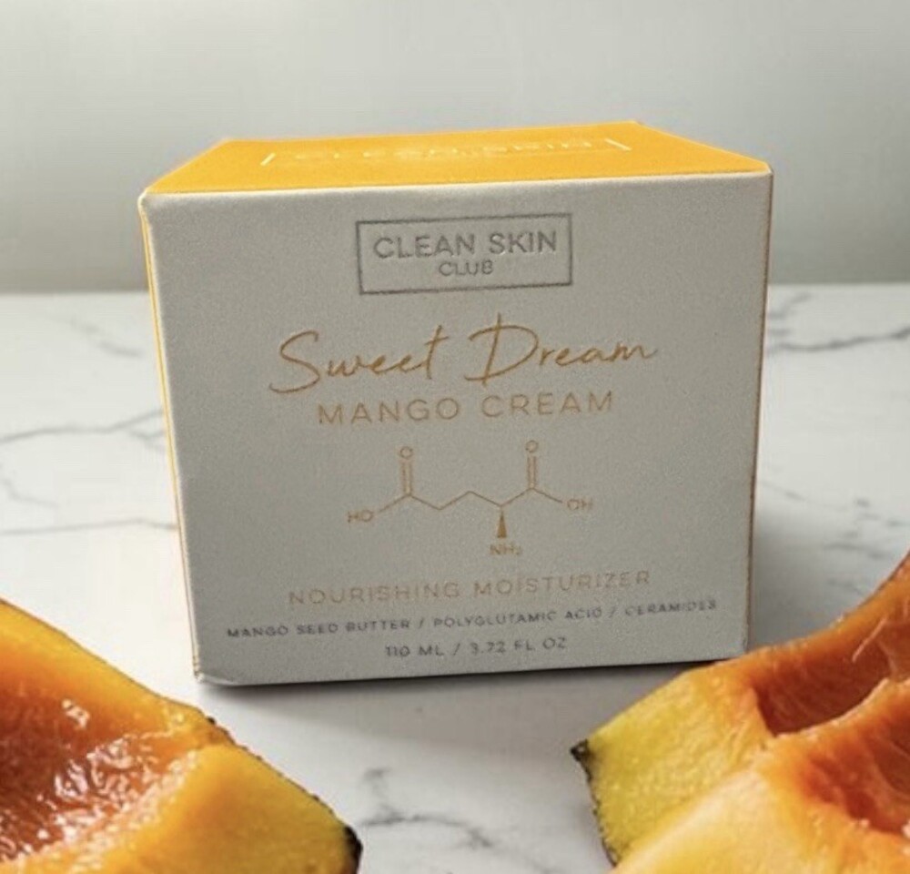 Clean Skin Club Sweet Dream Mango Cream nourishing moisturizer